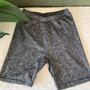 Grey biker shorts